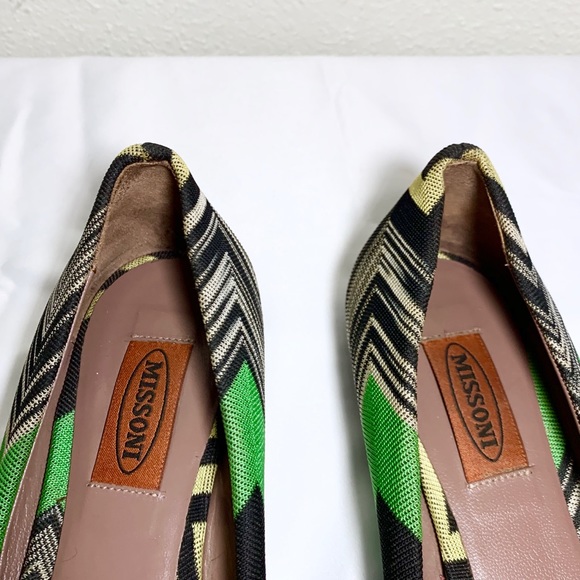 MISSONI silk flats 38 - Picture 2 of 5